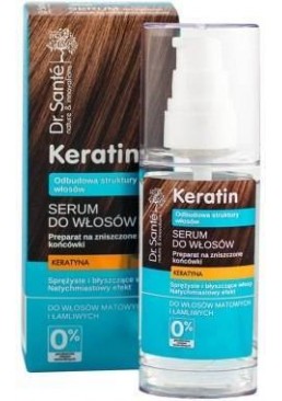 Флюїд для волосся Dr.Sante Keratin для посічених кінчиків, 50 мл